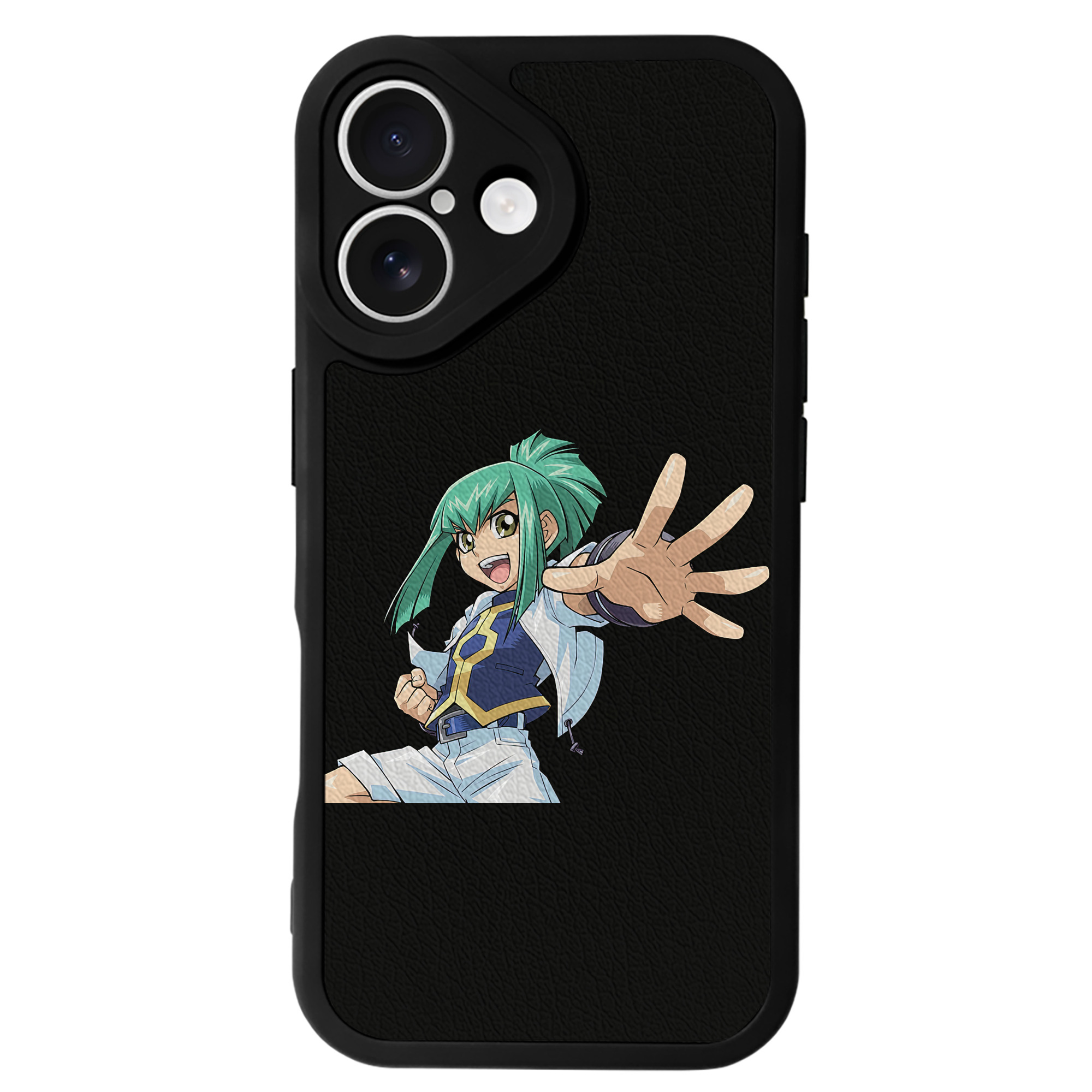 遊☆戯☆王 Yu-Gi-Oh! 【iPhone 16シリーズ対応】シリコンスマホケース（レザー調） 材質：シリコン